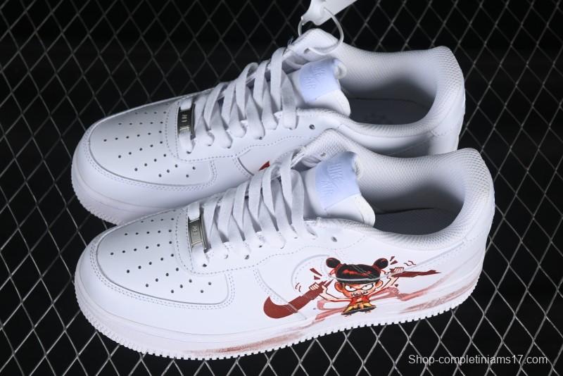 Nike Air Force 1 '07 Low Casual Sneakers with Chinese Anime Nezha Legend Design - ZH0316-061