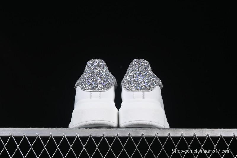 Alexander McQueen Oversized Sneakers with White Crystals - D.E5