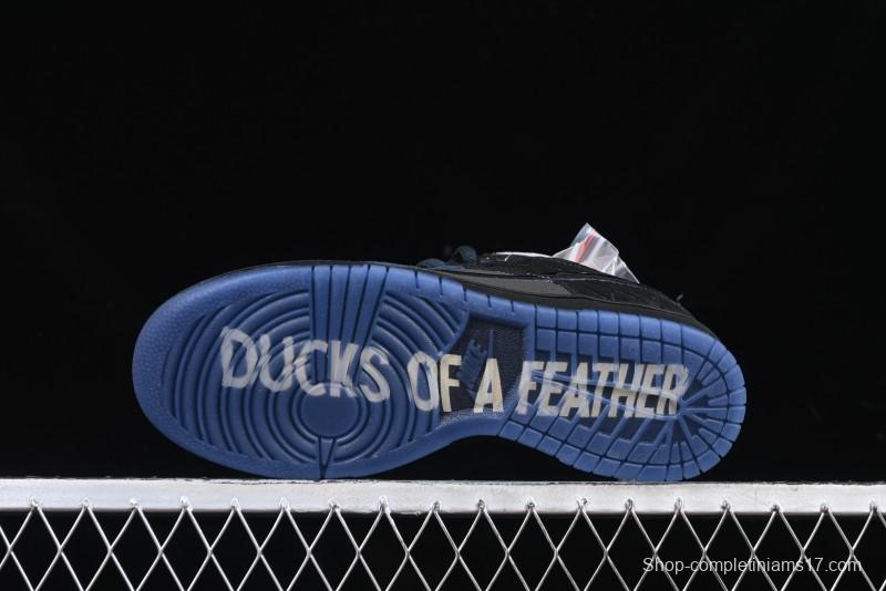 Nike Division Street Dunk Low "Oregon Black" Hidden Colorway Low-Top Casual Sneakers - HV1470-001