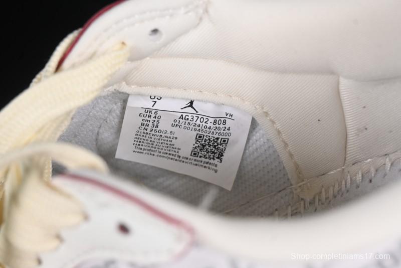 Nike Travis Scott x Fragment Design x Air Jordan 1 Low OG SP AJ1 Low Top Casual Sneakers - AG3702-808