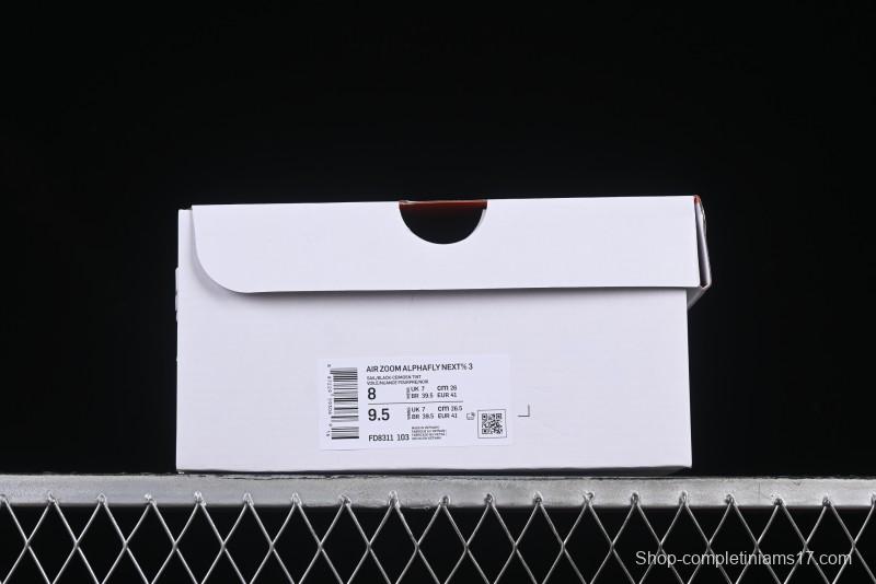 Nike Zoom VaporFly Next 3% Prototype 2024 Super Marathon Running Shoes with Dual Air Zoom Cushion - FD8311-103