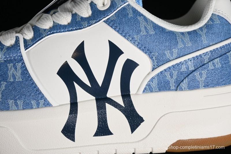 MLB Chunky Liner Basic Height Increasing Platform Sneakers with 6cm Inner Lift - 3ASXCLD4N50BLS