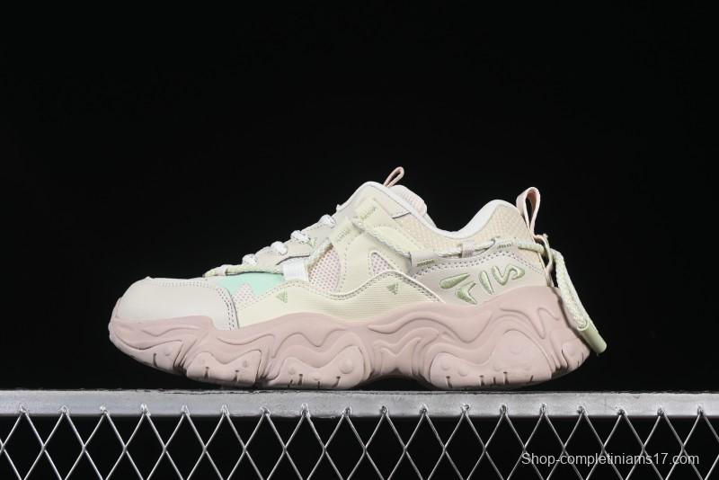 Fila Fusion Retro Mars Running Shoes with Lace-Up Design - F12W432101FAP