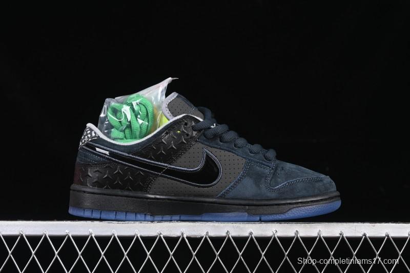 Nike Division Street Dunk Low "Oregon Black" Hidden Colorway Low-Top Casual Sneakers - HV1470-001