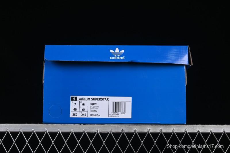 Adidas Originals Adifom Superstar Sustainable Foam Slip-On Sneakers with Metaverse Concept - HQ4651