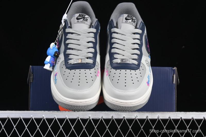 Nike Air Force 1 '07 Low "Jinkesi" League of Legends Series Jinx Custom Low-Top Casual Sneakers for Autumn Winter - XL2321-222