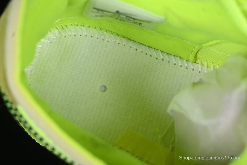 Nike Off White x Air Force 1 Low OW Collaboration Transparent Yellow Sneakers - AO4606-700