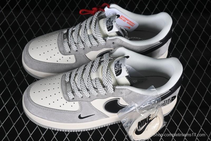 Nike Air Force 1 '07 Low The North Face Collaboration Grey Suede Casual Sneakers - XZ6188-763
