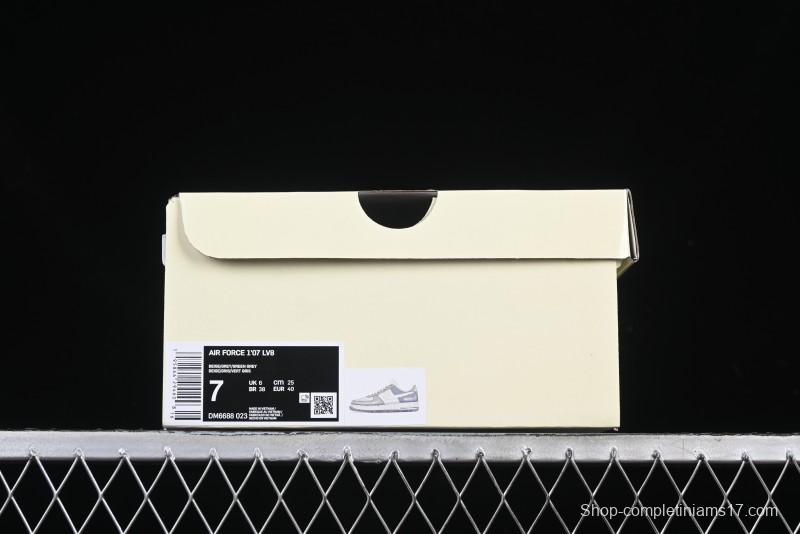 Nike Air Force 1 '07 Low Supreme Collaboration Polka Dot Swoosh Casual Sneakers - DM6688-023