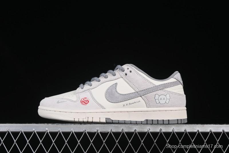Nike SB Dunk Low KAWS Year of the Snake Collaboration Anniversary Customized Low-Top Casual Skate Shoes - YX5066-250