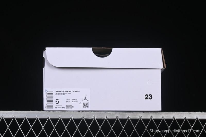 Nike Air Jordan 1 Low AJ1 Amber Green Low-Top Casual Sneakers - HF4078-100
