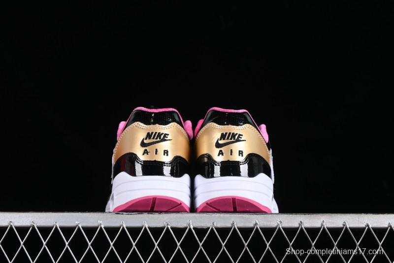 Nike Air Max 1 Premium Retro Running Shoes with Half-Sole Air Cushion - HJ3966-100