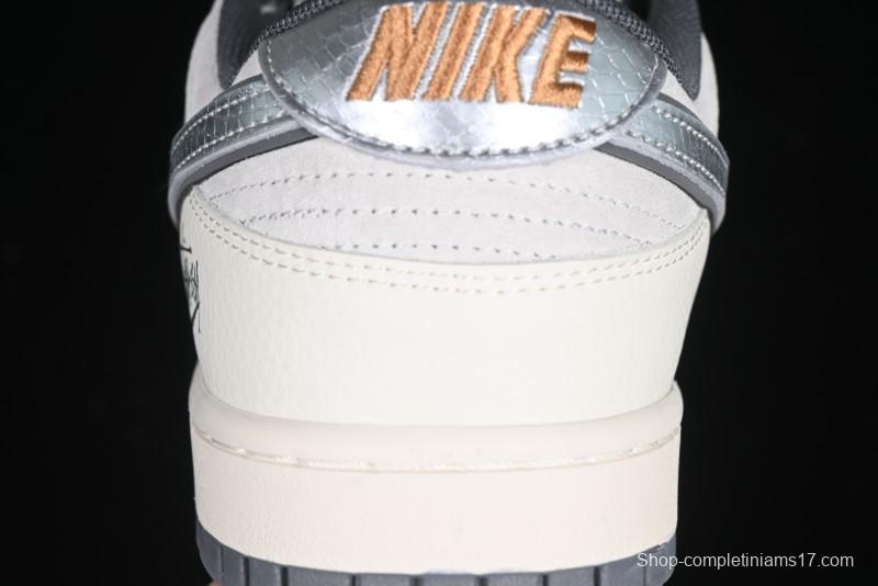 Nike SB Dunk Low Stussy Snake Year Collaboration Anniversary Edition Low-Top Casual Sneakers - DM6868-008