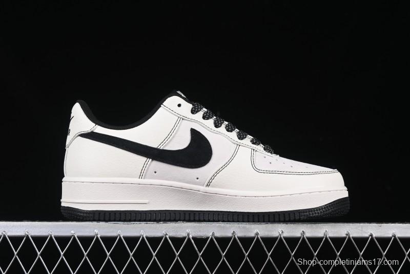 Nike Air Force 1 '07 Low UN Collaboration - Pig Eight Rice Black Line Casual Sneakers - BB7518-017