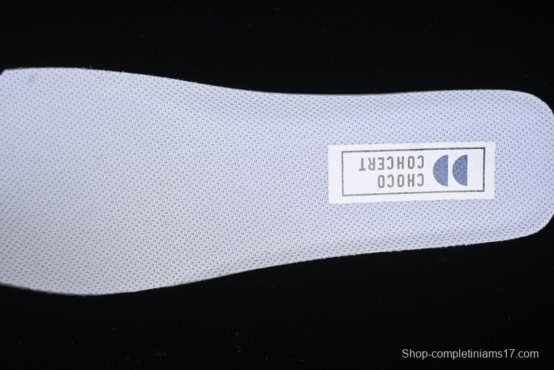 Choco Concert Leather Asymmetrical Fashion Sneakers Silver White - AJE5