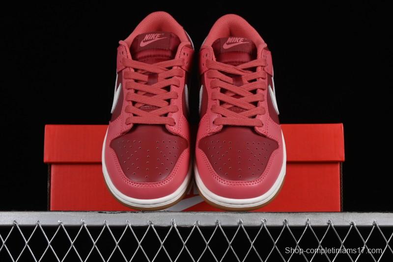 Nike Dunk Low SB Casual Sneakers in Strawberry Bear Colorway - DD1503-603