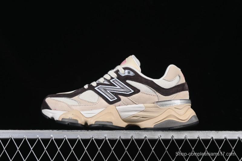 New Balance NB9060 Series Retro Casual Running Shoes with ABZORB Cushioning - U9060FLP