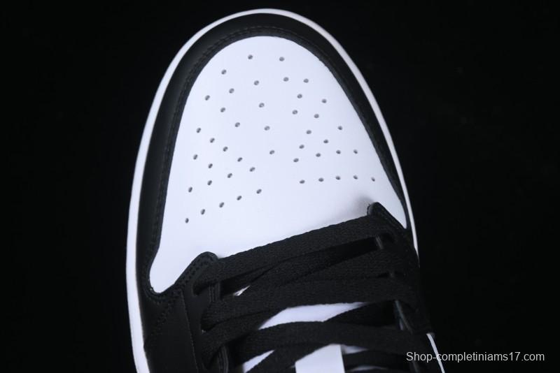 Nike Air Jordan 1 Low AJ1 Black White Panda Low Top Lifestyle Basketball Shoes - 553558-131