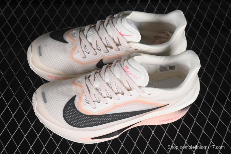 Nike Zoom Fly 6 Lightweight Responsive Running Shoes with Flyknit and React Technology - FN8455-102