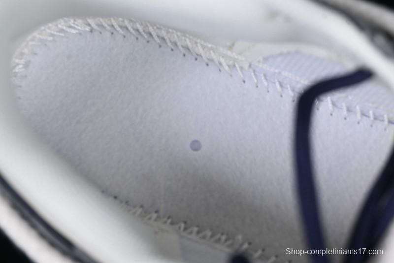 Nike SB Dunk Low Supreme Collaboration Sneakers in Gray Blue with Gray Swoosh - YX5066-260