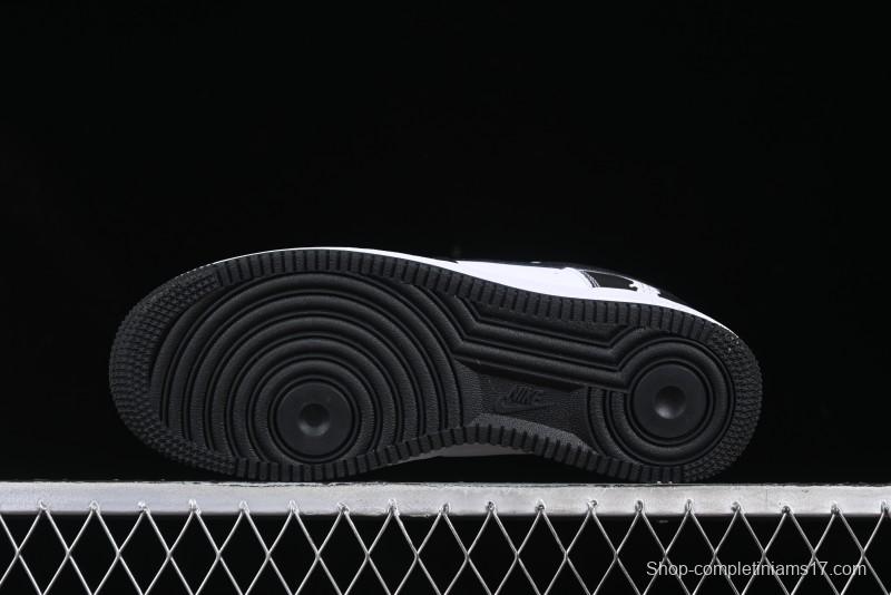 Nike Air Force 1 '07 Low Burberry Collaboration Black White Cow Print Casual Sneakers - DF0188-029