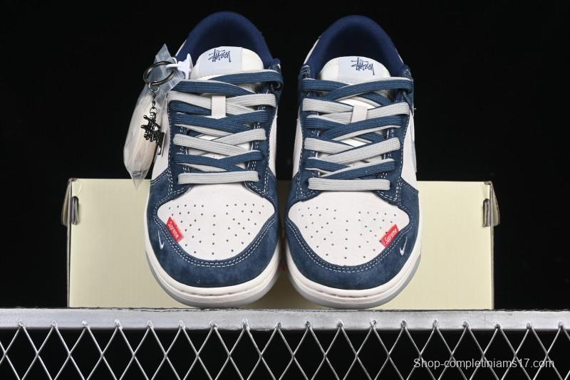 Nike SB Dunk Low Stussy Anniversary Custom Low-Top Casual Skate Shoes - DM6868-030