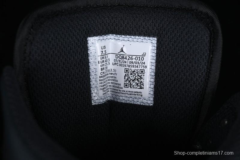 Nike Air Jordan 1 Mid AJ1 Basketball Shoes in Black White Gray - DQ8426-010