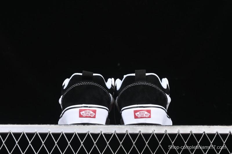Vans Knu Skool DR Black White New Series Chunky Sneakers - VN000CZUVE9