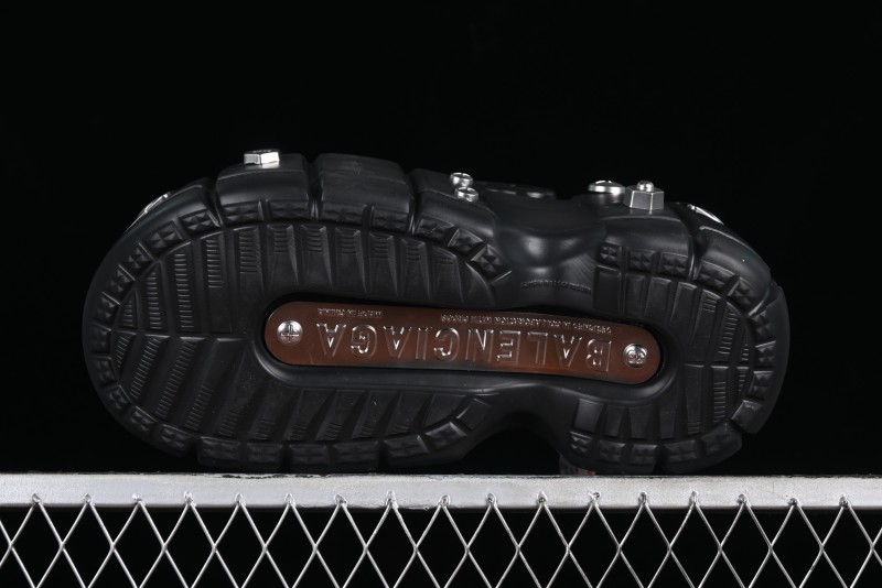Balenciaga Hardcrocs Slide EVA Round Toe Ultra Thick Sole Clog Sandals - W1S8N1081