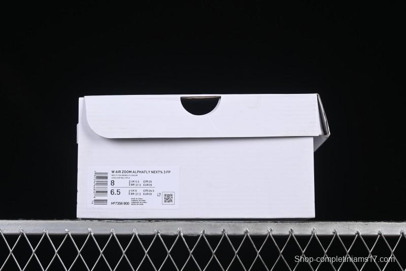 Nike ZoomX Vaporfly NEXT% 3 Marathon Foam Ultra-Light Cushioned Running Shoes - HF7356-900