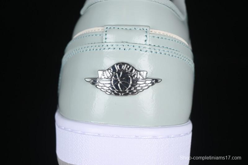 Nike Air Jordan 1 Low AJ1 Amber Green Low-Top Casual Sneakers - HF4078-100