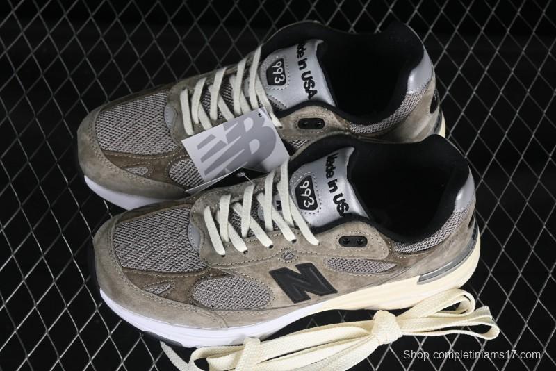 New Balance Made In USA M993 Series Classic Retro Casual Running Shoes with Heritage Design - U993JJ
