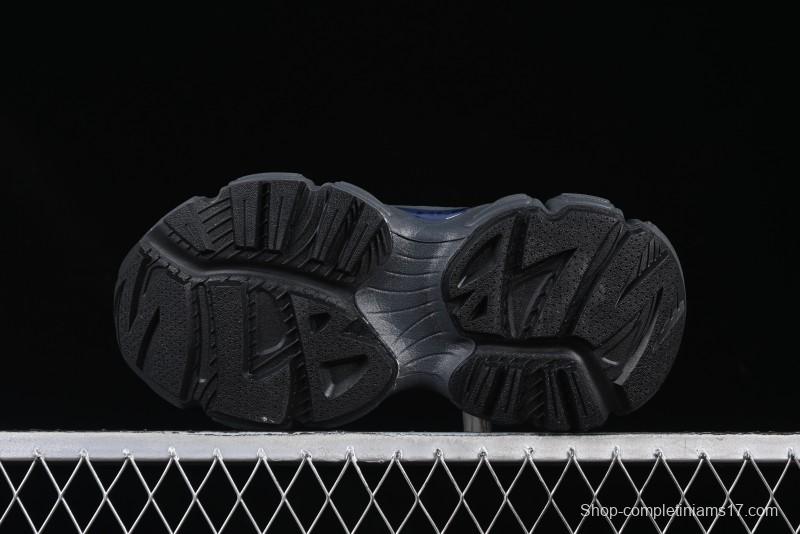 New York Yankees MLB Winner Chunky Height Increasing Thick Sole Running Shoes - 3ASHWD15N50BKS