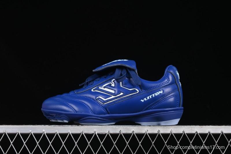 Louis Vuitton Footprint Soccer Low-Top Lifestyle Sneakers Blue - AJF6