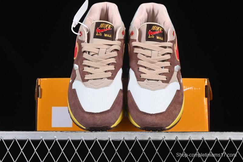 Nike Air Max 1 Retro Running Shoes with Half-Sole Air Cushion - HV5776-200