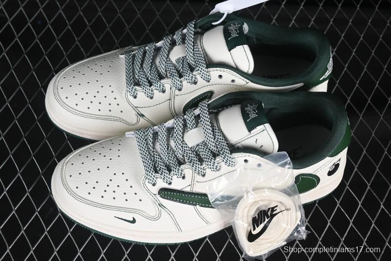 Nike Travis Scott x Fragment Design x Air Jordan 1 Low OG SP AJ1 Retro Sneakers - ZH2598-243