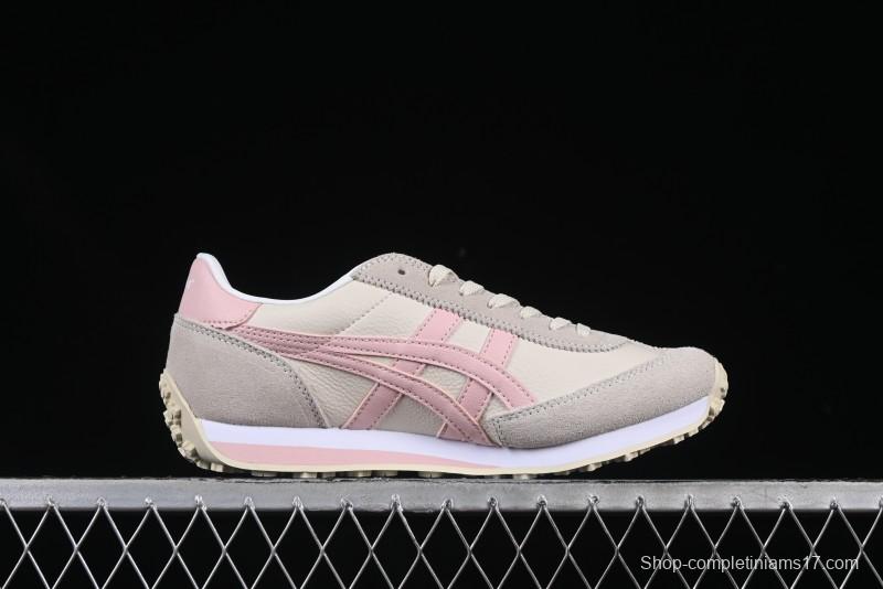 Asics Vintage-Style Sneakers - Soft Pink & Neutral Beige
