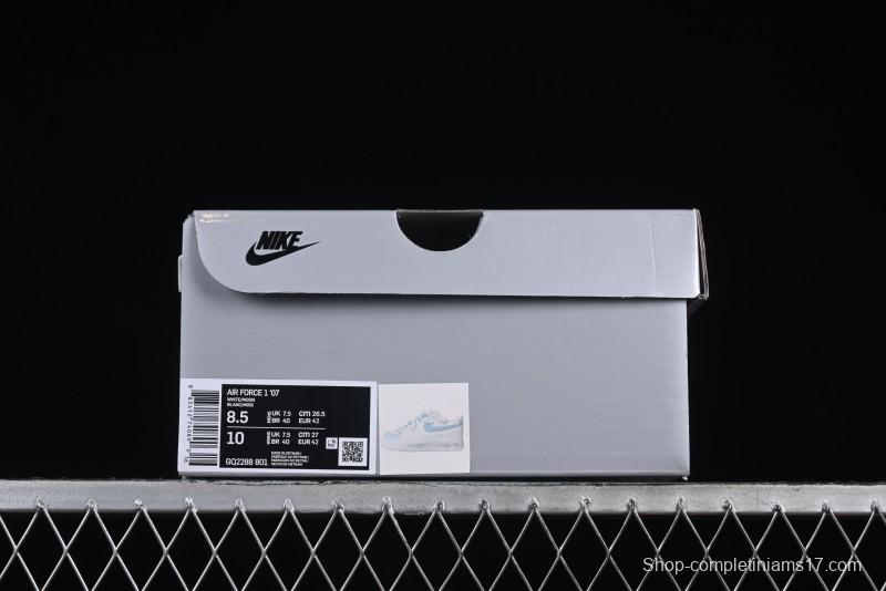 Nike Air Force 1'07 Low Ice Blue Mojito Casual Sneakers - CQ2288-801