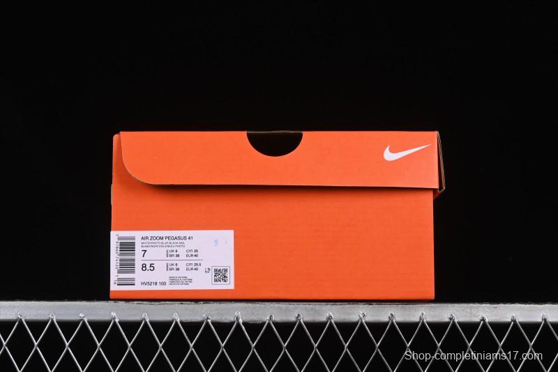Nike Air Zoom Pegasus 41 Running Shoes with Breathable Mesh and Durable Design - HV5218-100