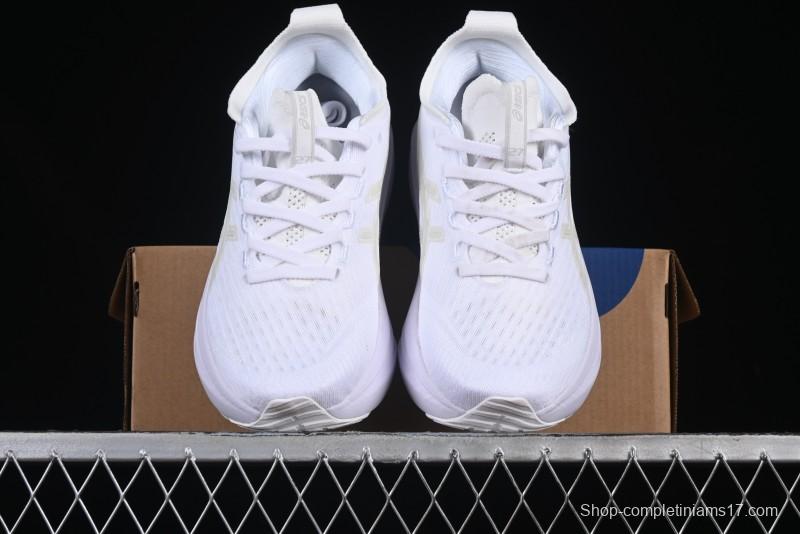 Asics Gel-Nimbus 27 Retro Breathable Casual Shoes with Cushioning for Men - 1012B753-100