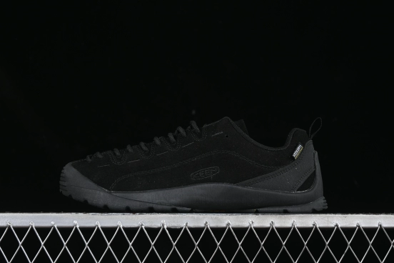 KEEN Men's Jasper II Waterproof Sneaker - All-Black Minimalist Design