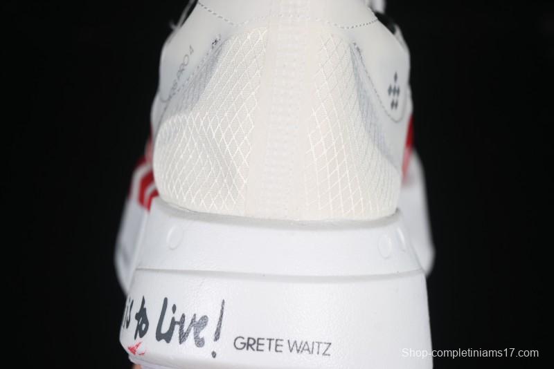 Adidas Lightstrike Pro Running Shoes - White/Red with Inspirational Design