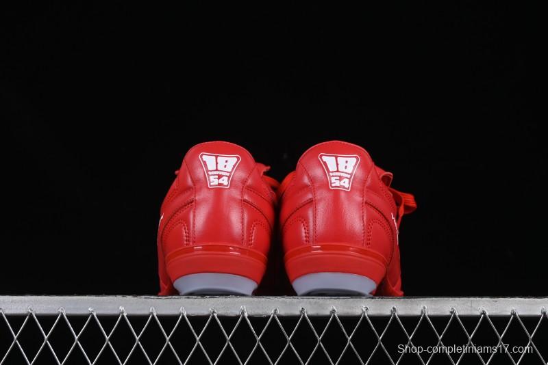 Louis Vuitton Footprint Soccer Low-Top Lifestyle Sneakers Round Toe Lace-Up Casual Shoes Red - AJF6