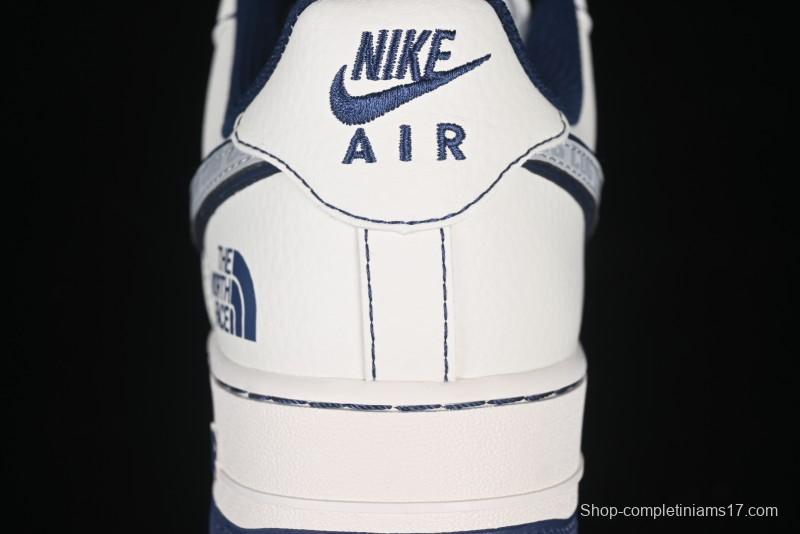 Nike Air Force 1 '07 Low The North Face x COMME des GARÇONS Navy Blue Line Casual Sneakers - HH7518-051