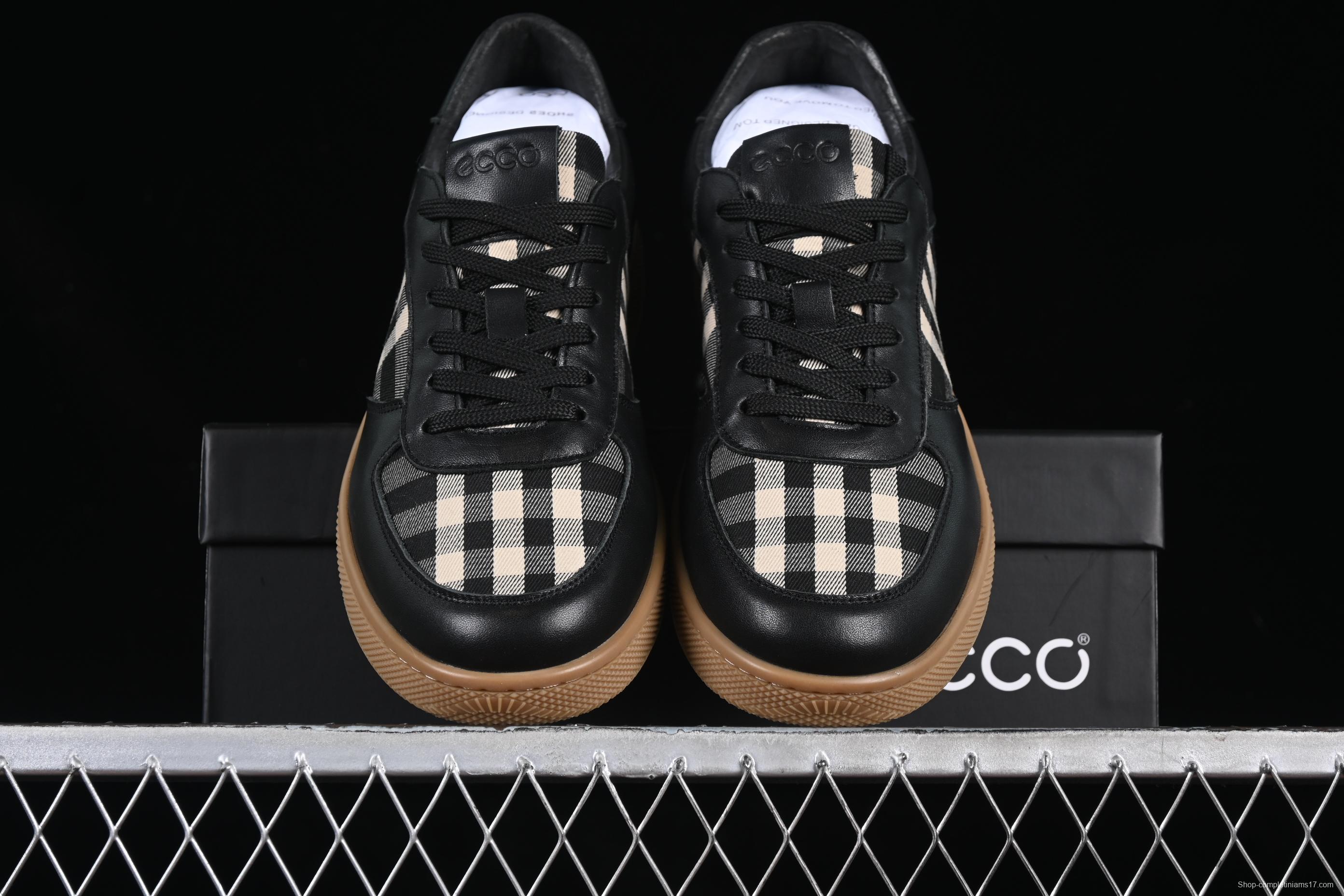 ECCO Street Flow Casual Sneakers with Color Blocking Design - 63750101001