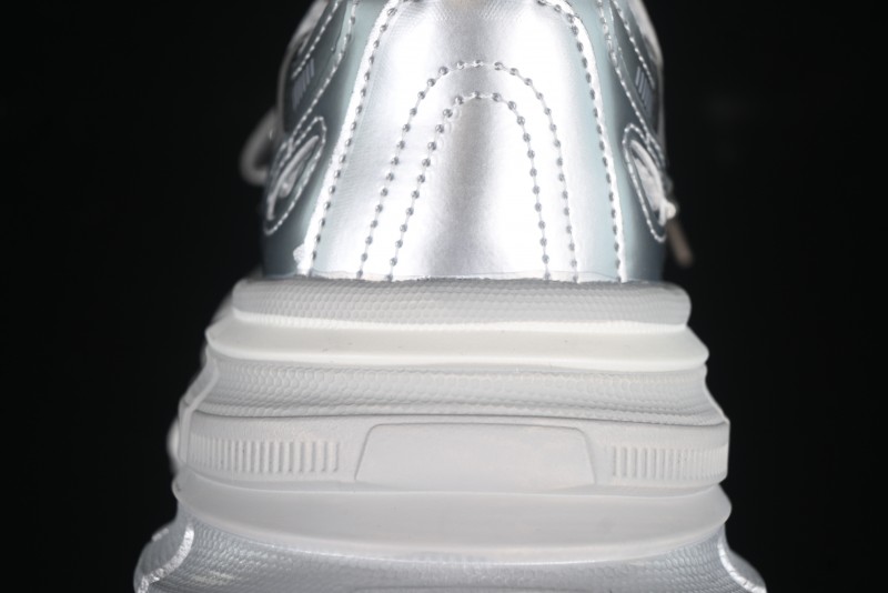 GG-CC Thick Sole Casual Running Shoes with Fashionable Design - G25S2507 Silver