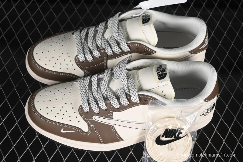 Nike Travis Scott x Fragment Design x Air Jordan 1 Low OG SP AJ1 Low Top Casual Sneakers - XS6089-512