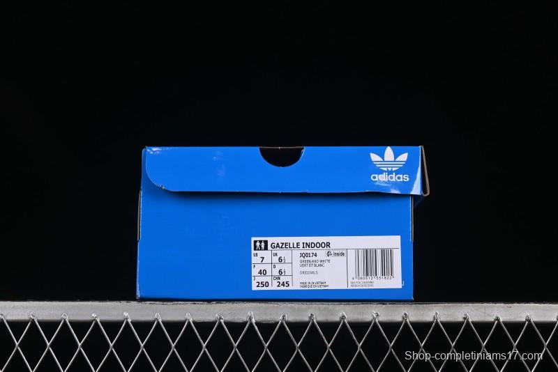 Adidas Originals Gazelle Indoor Retro Casual Slip-Resistant Wear-Resistant Low-Top Sneakers - JQ0174
