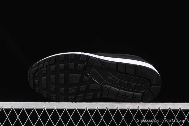 Nike Air Max 1 Retro Running Shoes with Half-Sole Air Cushion - 875844-001