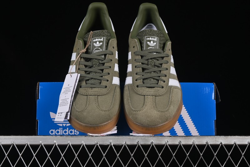 Adidas Originals Gazelle Indoor Retro Casual Slip-Resistant Wear-Resistant Low-Top Sneakers - JQ0174